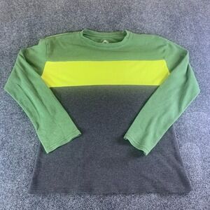 Thereabouts Thermal Shirt Mens XL 18-20 Multi Colorblock Crew Neck Pullover